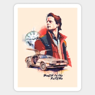 Marty McFly Magnet